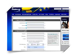 Casino Euro, registrering