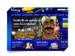 CasinoEuro, startsida